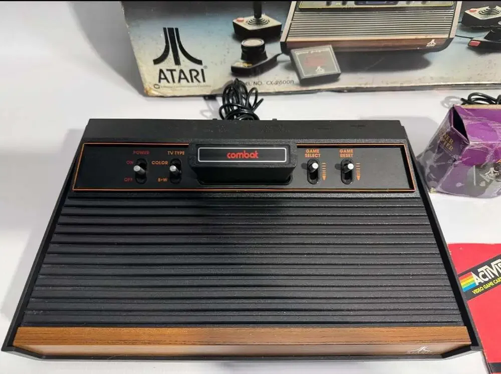 Vintage Atari 2600 Video Computer System with Original Box